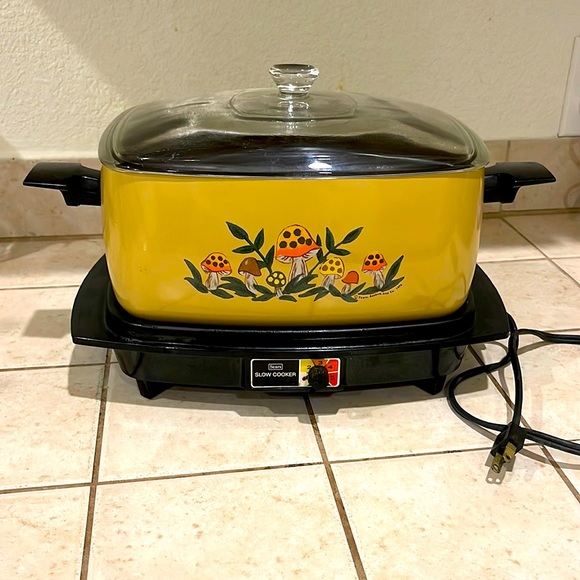 Sears Kitchen Vintage Mushroom Slow Cooker 976 Poshmark